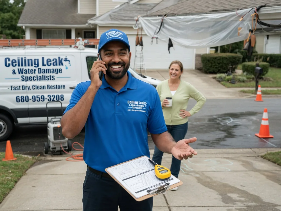 Ceiling Leak Cleanup Kelford, NC FAQs